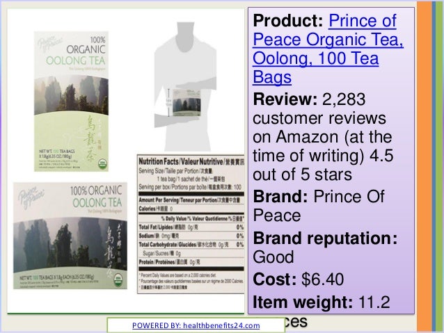Prince of peace oolong tea weight loss reviews
